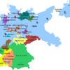 Karte Deutsches Reich 1925