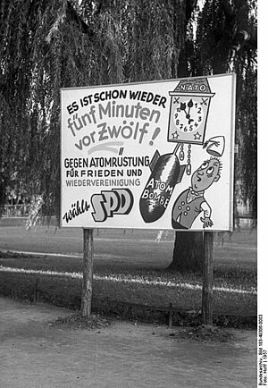 Wahlplakat SPD Bundestagswahl 1957