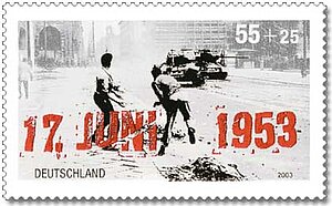 Briefmarke zum Aufstand des 17. Juni