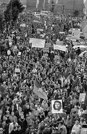 Anti-Vietnamkrieg-Demonstration in Berlin 1968