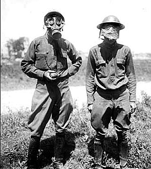 Gasmasken im Ersten Weltkrieg