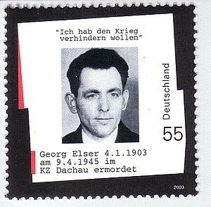Briefmarke Georg Elser