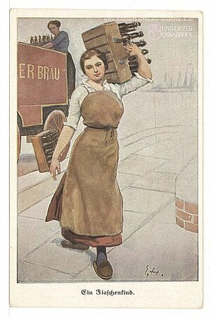 Frauenarbeit Postkarte
