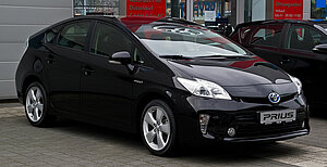 Hybridauto von Toyota: der Prius Hybridauto