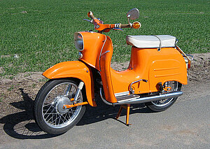 Schwalbe Motorrad aus der DDR DDR Motorrad