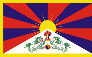 Flagge Tibet