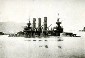 russisches Schlachtschiff Retwisan