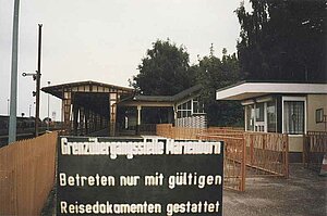 Grenzbahnhof Marienborn Transitstrecke DDR