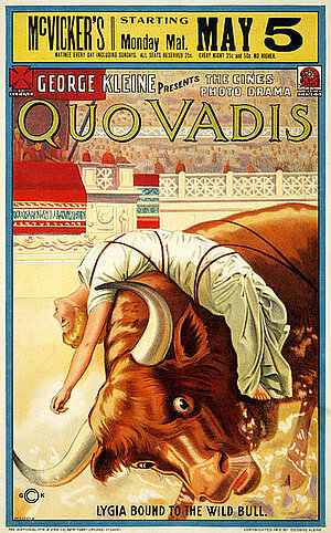 Filmplakat zu "Quo vadis" aus dem Jahr 1913