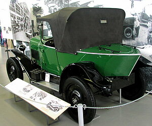 Grüner Frosch Auto