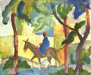 Bild des Expressionisten August Macke von 1914