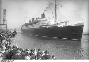 Schiff Bremen 1929 Schnellste Atlantiküberquerung