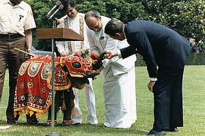Präsident Jayawardene
