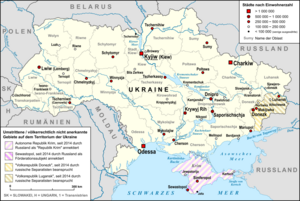 Karte der Ukraine Ukraine Karte