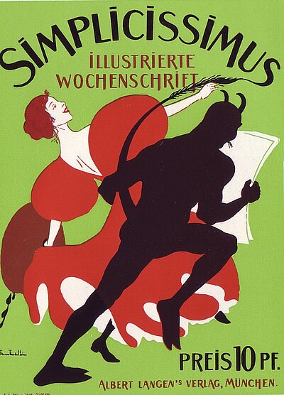 Plakat Simplicissimus 1896