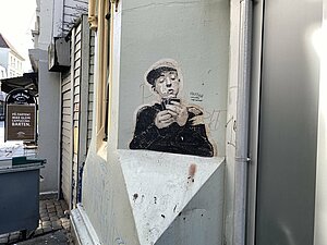 Streetart in Bergen in Norwegen