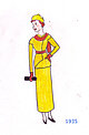 Kleid Entwurf 1935