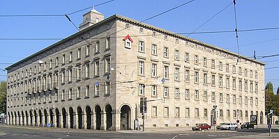 Verwaltungsgebäude der Oberpostdirektion Karlsruhe