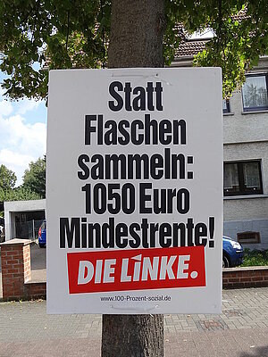 Wahlplakat der Linken
