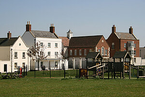 Poundbury in England als Beispiel für New Urbanism New Urbanism