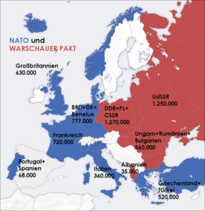 NATO Truppenstärke
