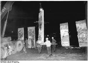 Abriss der Berliner Mauer