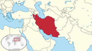 Karte Lage Iran