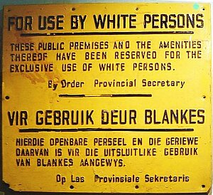 apartheid südafrika