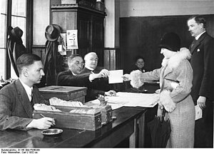 Reichstagswahl in der Weimarer Republik