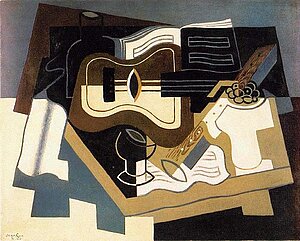 Gitarre und Klarinette Juan Gris