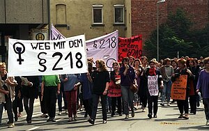 Demonstration gegen §218