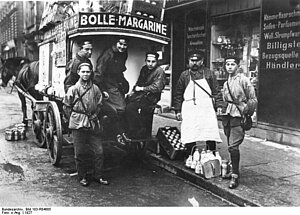 Milchwagen Einkaufen früher und heute