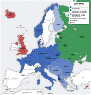 Europa nach dem Balkanfeldzug