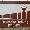 Schild Deutsche Teilung