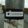 Sticker I love lockdown