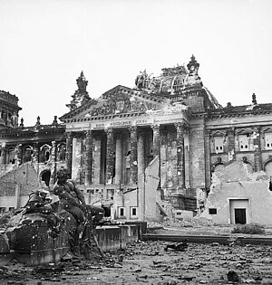 Reichstag zerstört