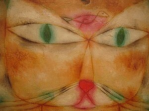 Katze und Vogel von Paul Klee