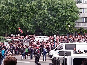 Demonstration in Chemnitz