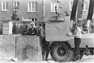 Berliner Mauerbau 1961 Bau der Berliner Mauer