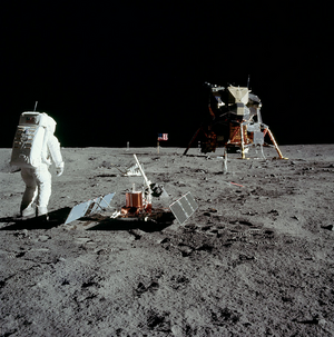 Erste Mondlandung Astronauten