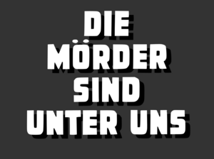 Die Mörder sind unter uns - Logo