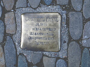 Stolperstein in Andenken an Gertrud Luckner