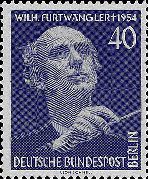 Wilhelm Furtwängler auf einer Briefmarke