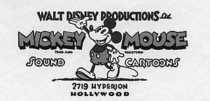 Logo von Walt Disney Producions ab 1929