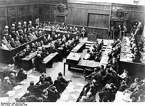 Verhandlungssaal Nürnberger Prozess