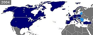 Karte Natobeitritt 2004