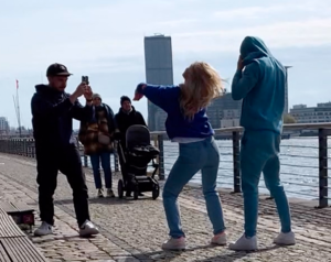 TikTok Dreh in Berlin TikTok User