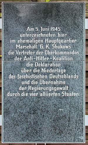 Gedenktafel Berliner Erklärung