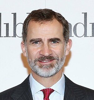 Spanischer König Felipe VI. Spanischer König