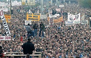 Demonstrationen November 1989